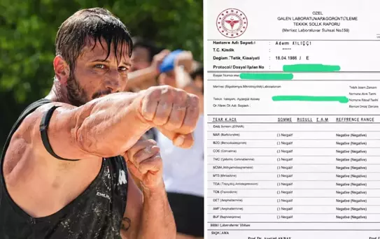 Adem Kılıçcı iddialara karşı kendi yaptırdığı test sonucunu paylaştı