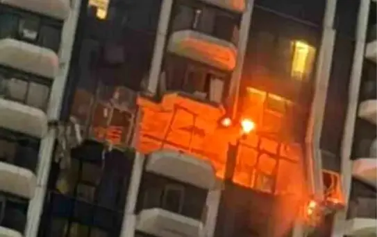 Dubai'de İHA Saldırısı: Yangın Çıktı