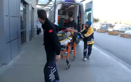 Konya'da İnşaatta Düşme Olayı