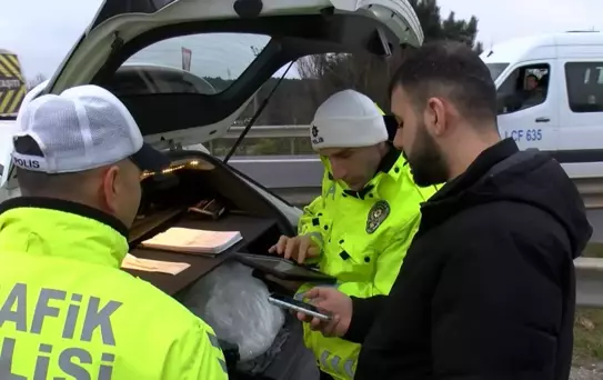 Dronla Denetim: 9 Sürücüye Ceza