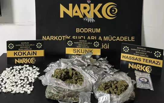 Bodrum'da Uyuşturucu Operasyonu: 3 Tutuklama