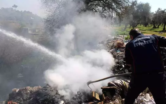 Aydın'da Çöplük Yangını: Mahalleliler Rahatsız