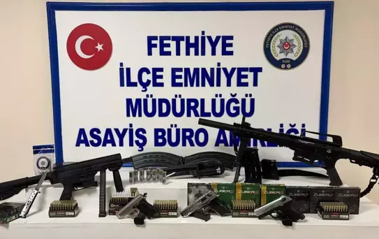 Fethiye'de KADES İle Operasyon: Silah ve Uyuşturucu Ele Geçirildi