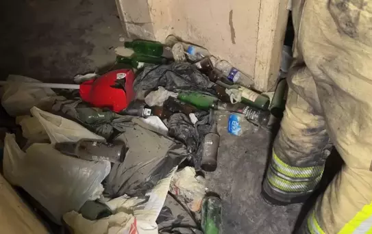 Avcılar'da Çöp Evde Yangın Paniği