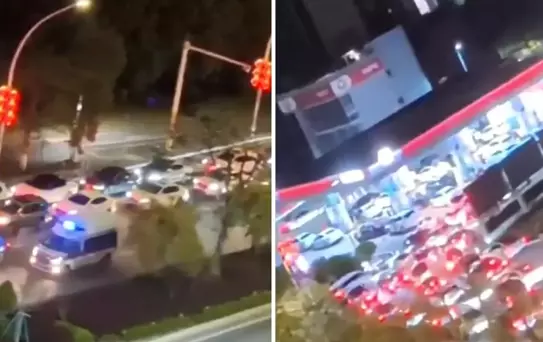 Çin'de zam öncesi benzin istasyonlarında uzun kuyruklar oluştu