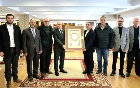 Ebu İshak Vakfı'ndan Başkan Sekmen'e Anlamlı Ziyaret