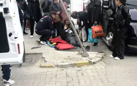 Yalvaç'ta Otomobil Yaya Çarptı