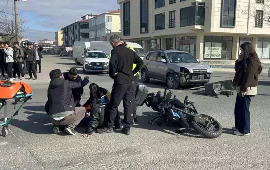 Tekirdağ'da Motosiklet Kazası