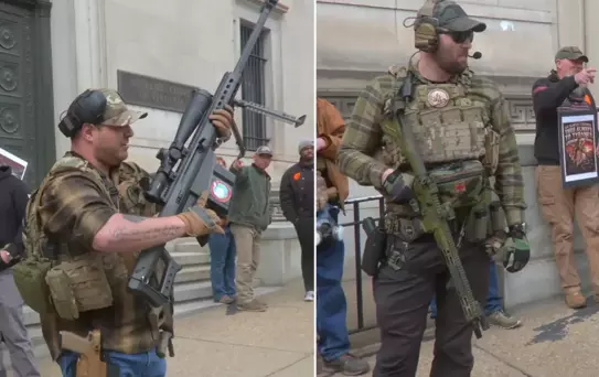 ABD'yi tedirgin eden protesto! Meclis önünde böyle toplandılar