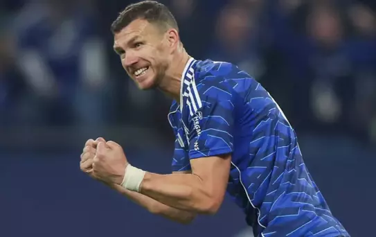 Edin Dzeko aynı maçta önce mutluluğu sonra da kabusu yaşadı