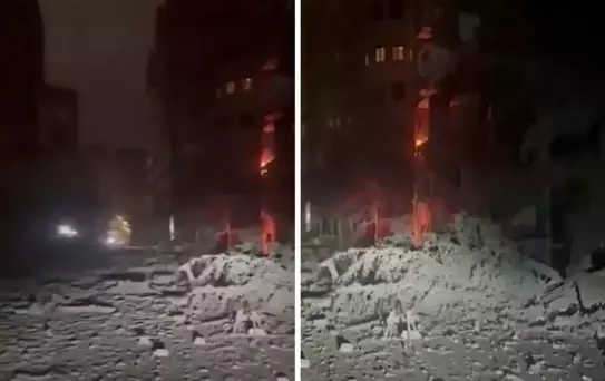 İsrail, Lübnan'da Başbakanlık binasının hemen yanını vurdu