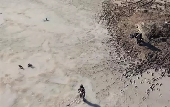 Aksaray'da Kaçak Avcılar Dronu Vurdu