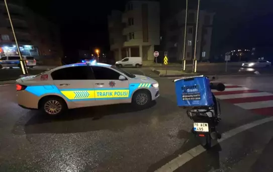 Karaman'da Motosiklet Kazası: Sürücü Yaralandı