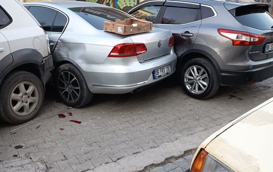 Beypazarı'nda Otopark Kazası