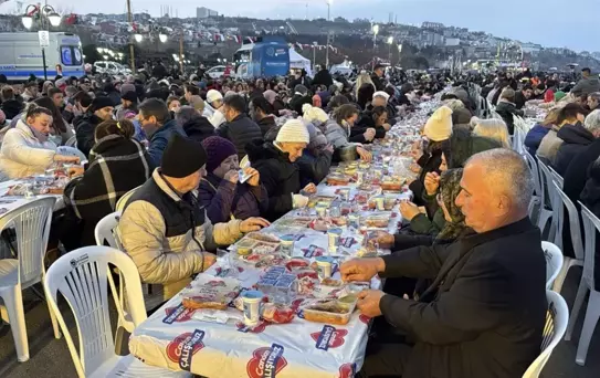 Tekirdağ'da 8 Bin Kişilik İftar Programı