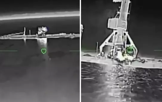 Ukrayna Rus gemisini böyle imha etmiş