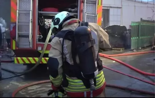 Kahramanmaraş'ta İtfaiyeye Saldırı