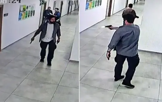 Kaymakamlık saldırganı katliama gelmiş! Görüntülerdeki detaya dikkat