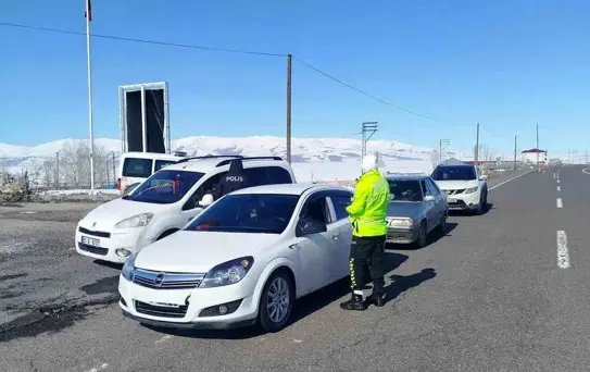 Patnos'ta Bayram Öncesi Trafik Denetimi