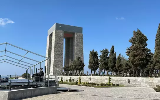 Şehitler Abidesi'ndeki 18 Mart törenlerinin genel provası yapıldı