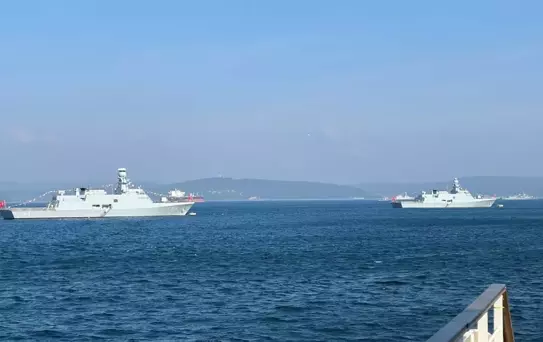Çanakkale'de TCG Heybeliada'ya Yoğun İlgi