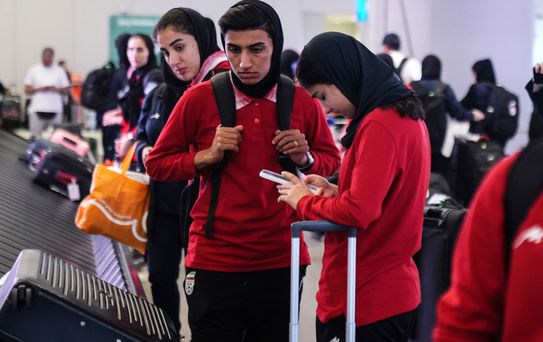 İran Kadın Milli Futbol Takımı İstanbul Havalimanı'na iniş yaptı