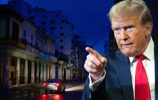 Trump'ın 'Alma onuru benim olacak' dediği Küba karanlığa gömüldü