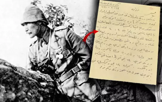 Atatürk'ün telgrafı 111 yıl sonra ortaya çıktı! Düşmanın planını telsizden çözdü