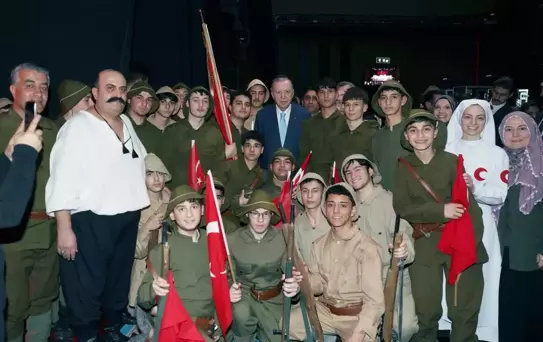 Cumhurbaşkanlığı Külliyesi'nde 'Şüheda 1915' tiyatro oyunu sahnelendi