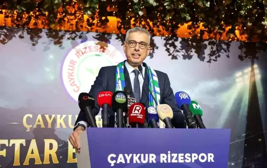 Bakan Memişoğlu'ndan Rizespor'a Övgü
