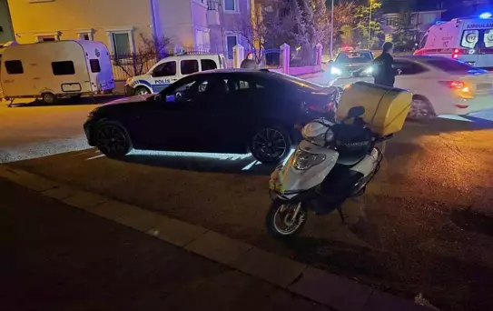 Eskişehir'de Kurye Motosiklet Kazası