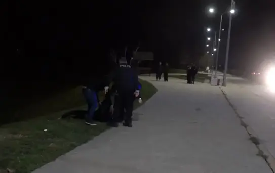 Bafra'da alkollü kadın ekipleri alarma geçirdi