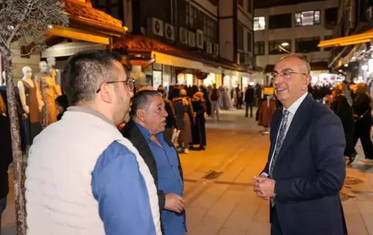 Başkan Kavuş, Bedesten'de bayram coşkusuna ortak oldu