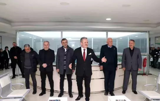 Başkan Koloğlu ilk belediye personelleri ile bayramlaştı