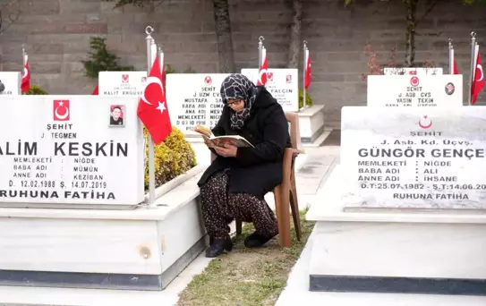 Niğde'de bayram arifesinde şehitlikler ziyaret edildi