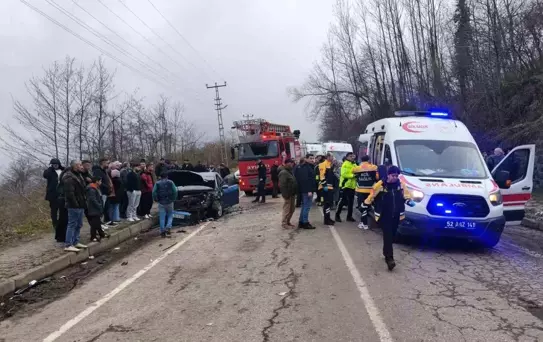 Ordu'da iki ayrı trafik kazasında 12 kişi yaralandı