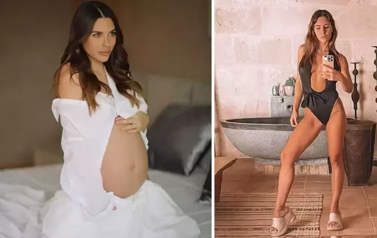 Real Madridli yıldızın eşinden esprili paylaşım: Her hamile kaldığımda performansı artıyor