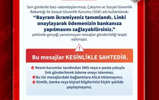 Bayram ikramiyesi alacaklar dikkat! SGK 'Asla' diyerek uyardı