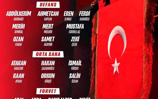 A Milli Takım'ın 2026 Dünya Kupası Aday Kadrosu Açıklandı