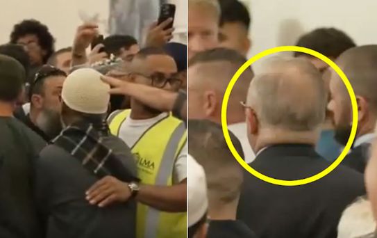 Başbakanı bayram namazında gören cemaat ayaklandı: Pis köpek