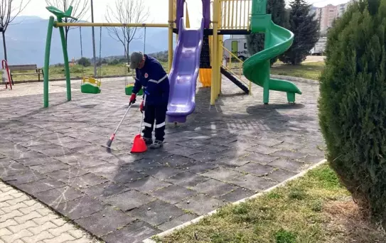 Bilecik Belediyesi'nden bayramda yoğun mesai
