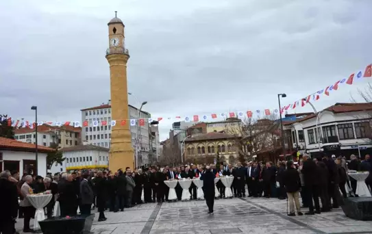 Çorum'da bayramlaşma törenine yoğun katılım