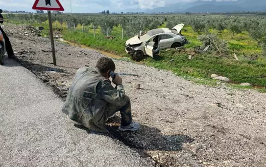 Hatay'da Trafik Kazası: Sürücü Kaza Yara Almadan Kurtuldu