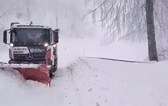 Kocaeli'de Kar Yağışı Etkili Oldu