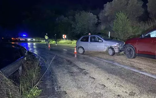 Bursa'da Yağışlı Yolda Kaza: 1 Yaralı