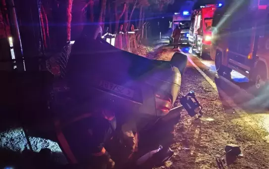 Keşan'da Takla Atan Otomobilde 5 Yaralı