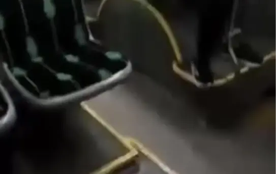 Kocaeli'de Otobüste Skandal Anlar