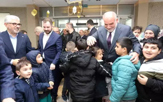 Canik'te Ramazan bayramı bayramlaşması