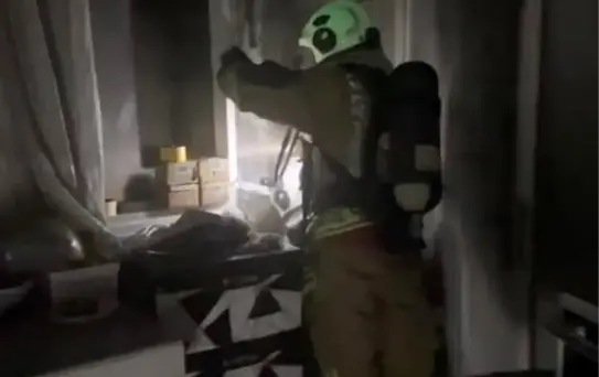 İskenderun'da ev yangını