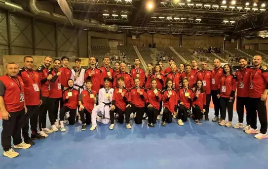 Türkiye Taekwondo'da 30 Madalya Kazandı